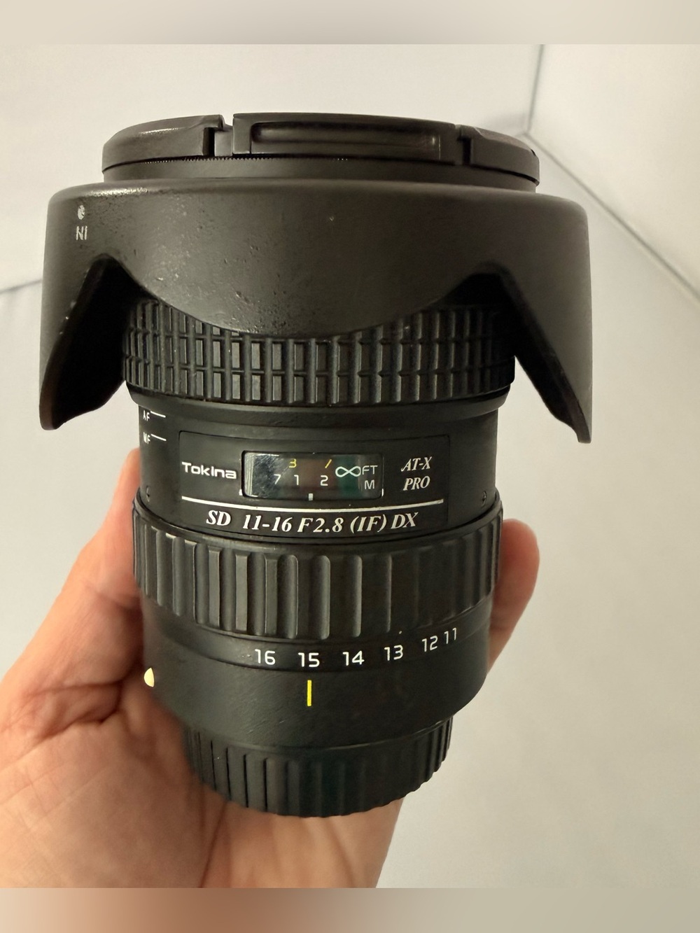 Tokina 11-16mm f/2.8 AT-X Pro SD (IF) DX II Autofocus APS-C Lens for Canon EF-S